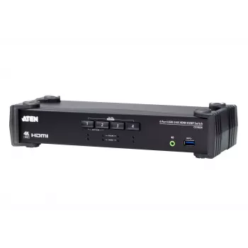 Przełącznik KVMP™ ATEN 4-portowy USB 3.0 HDMI 4K z trybem miksera audio