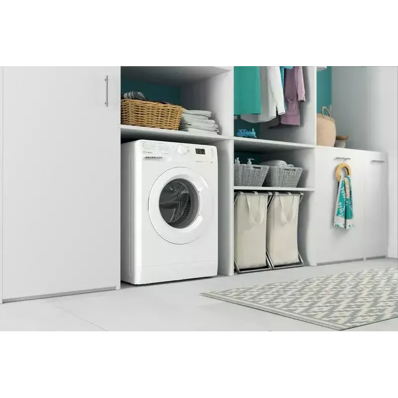 Pralka ładowana od przodu INDESIT MTWSA 61294 W EE, 6 kg, silnik inwerterowy, klasa energetyczna C