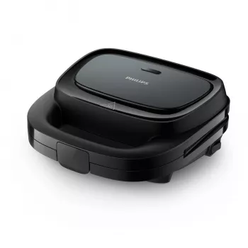 Opiekacz do kanapek Philips HD2330/90, 1 kanapka, 750 W, czarny