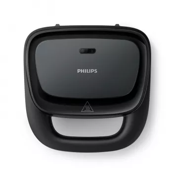 Opiekacz do kanapek Philips HD2330/90, 1 kanapka, 750 W, czarny