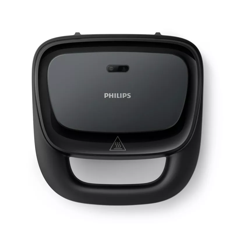 Opiekacz do kanapek Philips HD2330/90, 1 kanapka, 750 W, czarny
