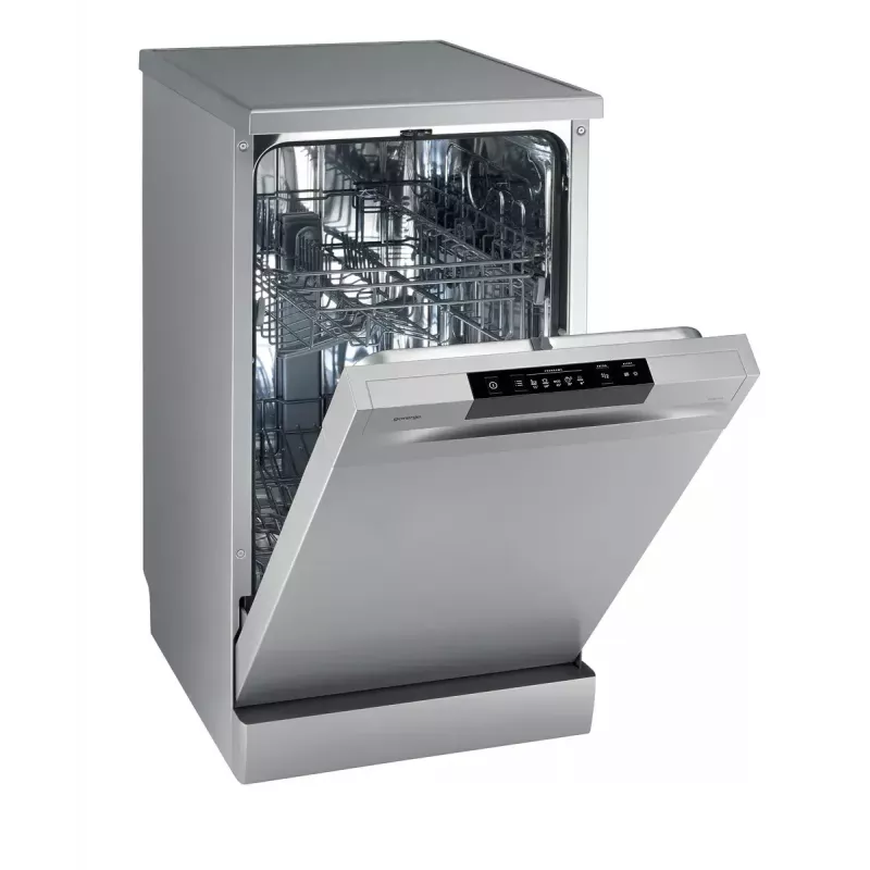 Zmywarka wolnostojąca Gorenje GS520E15S, wąska 45 cm, 9 kompletów, 47 dB, szary