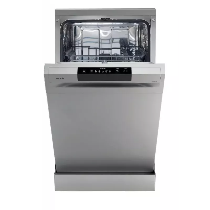 Zmywarka wolnostojąca Gorenje GS520E15S, wąska 45 cm, 9 kompletów, 47 dB, szary