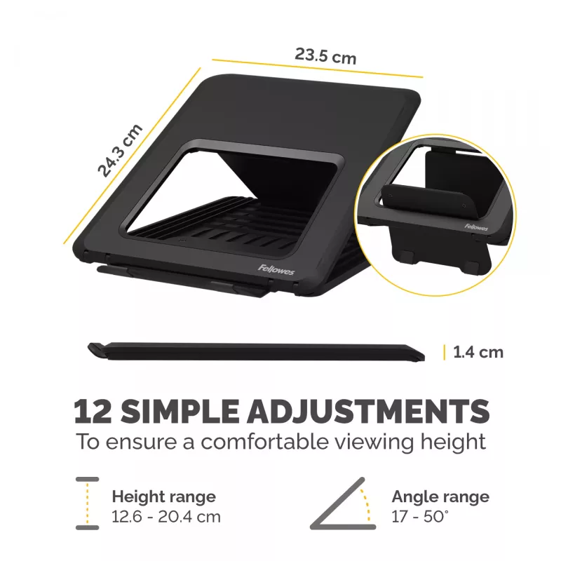 Fellowes Podstawka pod laptopa na biurko - Breyta regulowana podstawka pod laptopa