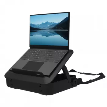 Fellowes Laptop Carry Case with Built-in Laptop Stand - Breyta Lockable Laptop Carry Case for Hybrid Working & Laptops Up To 14 inch/4KG - Czarny