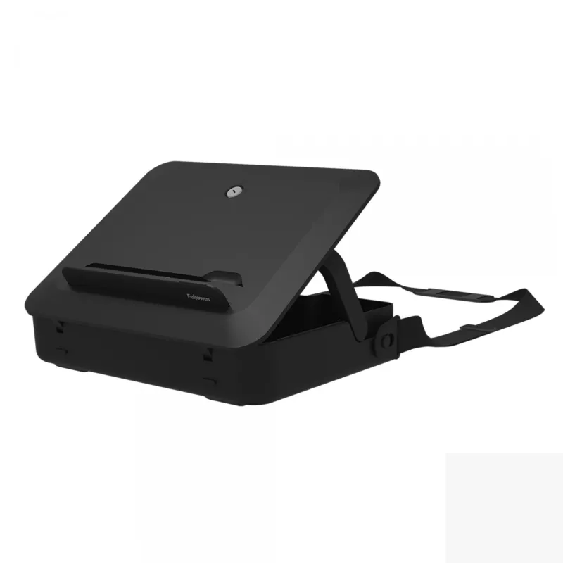 Fellowes Laptop Carry Case with Built-in Laptop Stand - Breyta Lockable Laptop Carry Case for Hybrid Working & Laptops Up To 14 inch/4KG - Czarny