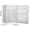 Gorenje RB492PW lodówko-zamrażarka wolnostojąca 119 l biała