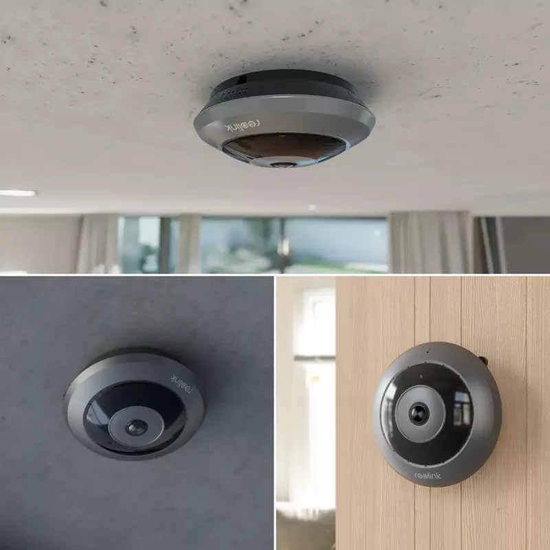 Kamera IP Reolink Fisheye P520 6MP kopułkowa, 2560×2560, 180° rybie oko, PoE/DC, microSD do 256 GB