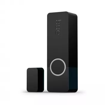 Czujnik kontaktu Philips Secure, bezprzewodowy, ZigBee, czarny, drzwi/okno, taśma samoprzylepna/śruba, III