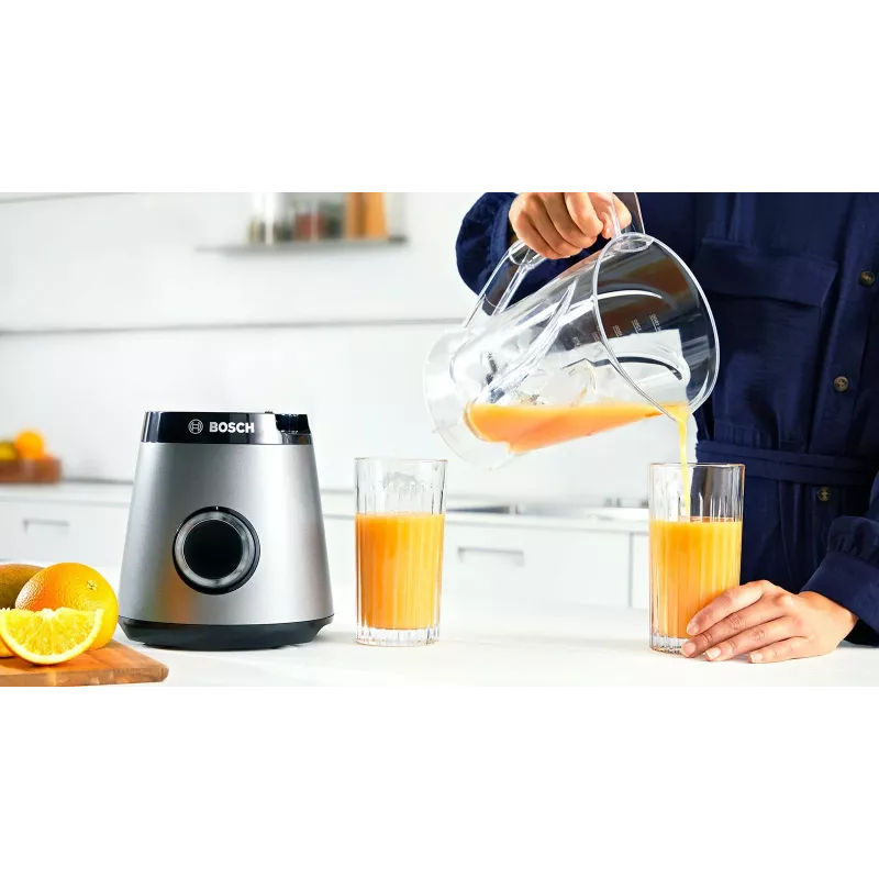 Bosch Serie 4 MMB6141S blender 1,5 l Blender stołowy 1200 W Srebrny