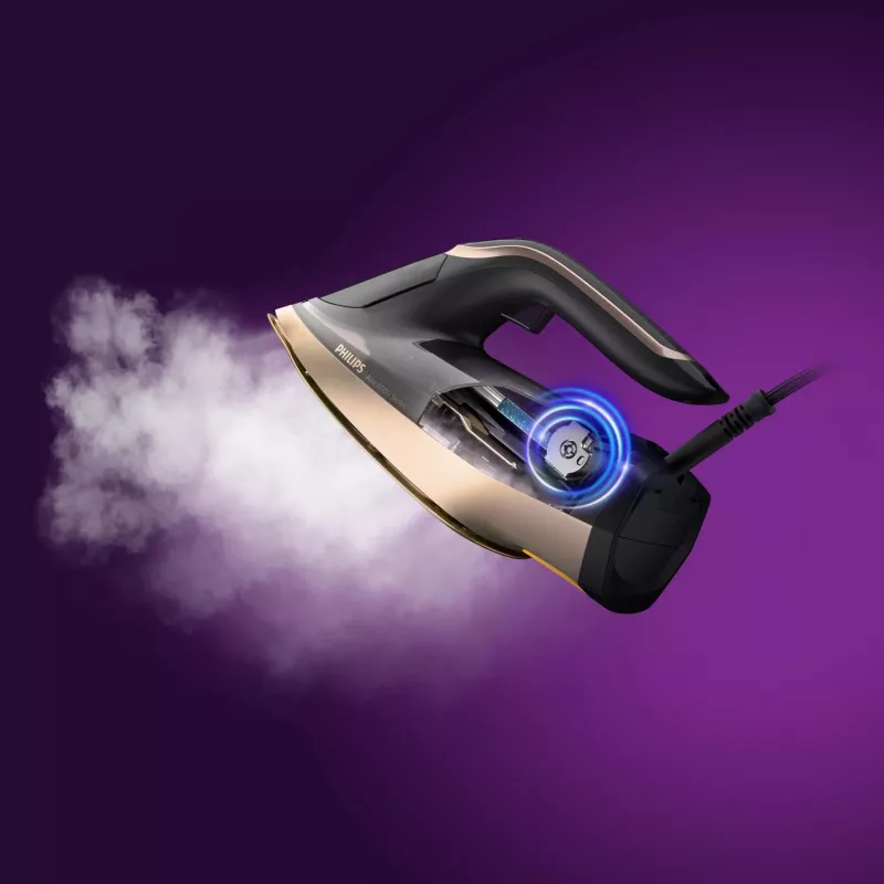 Żelazko Philips DST8041/80 Steam iron Stopa SteamGlide Elite 3000 W Czarny