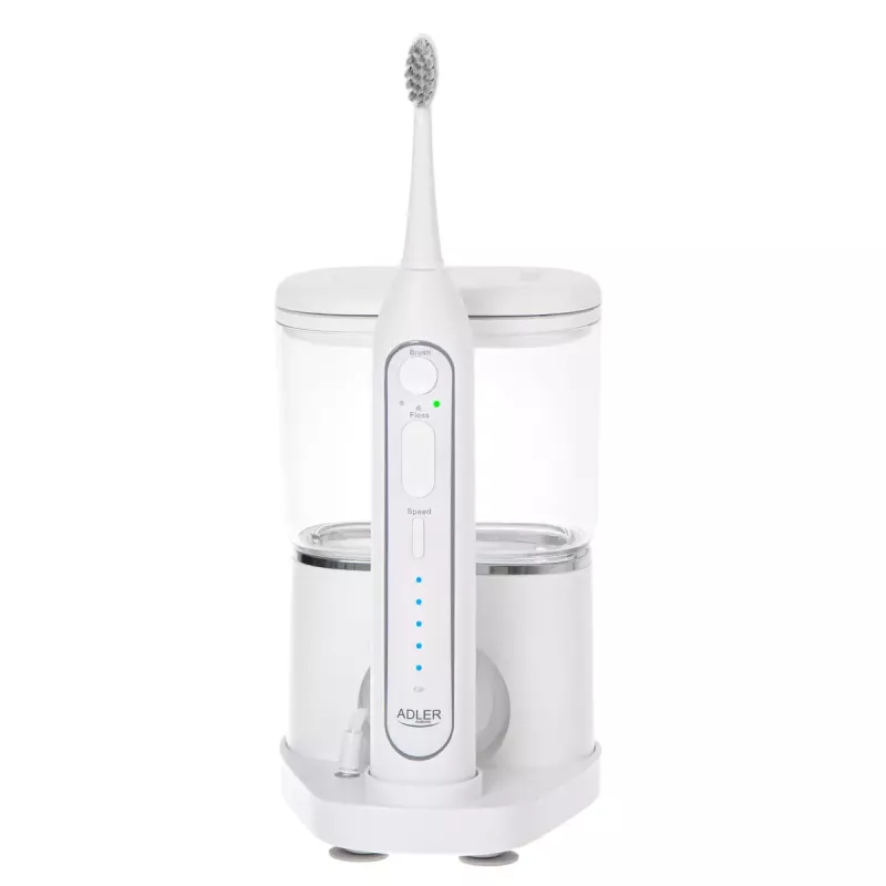 Szczoteczka do zębów Adler 2-w-1 Soniczna do irygacji wodnej AD 2180w