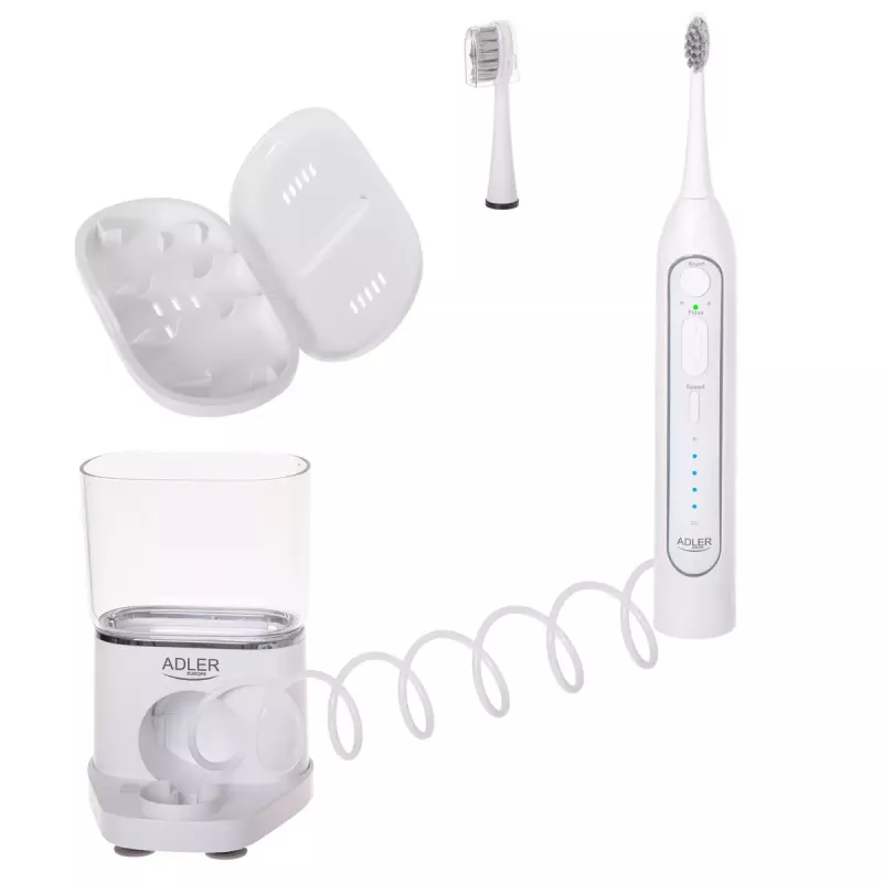 Szczoteczka do zębów Adler 2-w-1 Soniczna do irygacji wodnej AD 2180w