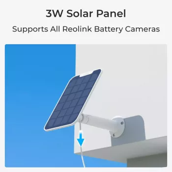Kamera IP Reolink Argus Series B430 — 5 MP, bezprzewodowa, bateria/słoneczna 6000 mAh, kopułka, wewnątrz/na zewnątrz, PIR, obrót 355°, pochylenie 140°
