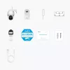 Kamera IP Reolink Argus Series B430 — 5 MP, bezprzewodowa, bateria/słoneczna 6000 mAh, kopułka, wewnątrz/na zewnątrz, PIR, obrót 355°, pochylenie 140°