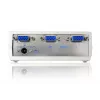 ATEN 2-Portowy przełącznik wideo VGA, VGA, Metal, Plastik, Srebrny, 60 Hz, 10 m, 640 x 480 (VGA), 800 x 600 (SVGA), 1024 x 768 (XGA), 1600 x 1200 (UXGA), 1920 x 1440