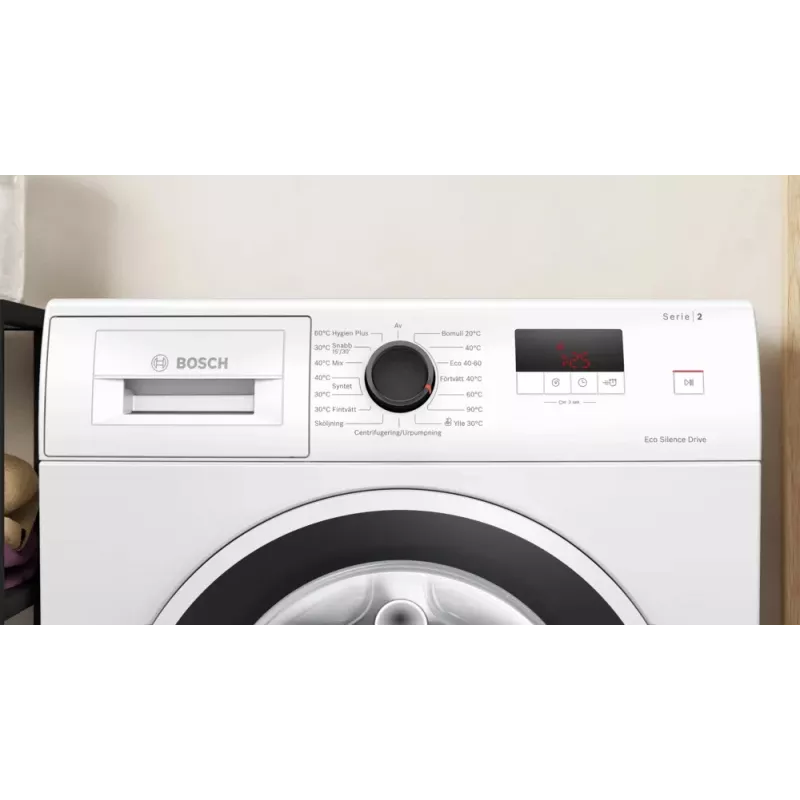 Pralka Bosch Serie 2 WGE0240ASN ładowana od przodu 7 kg 1351 obr./min Biała