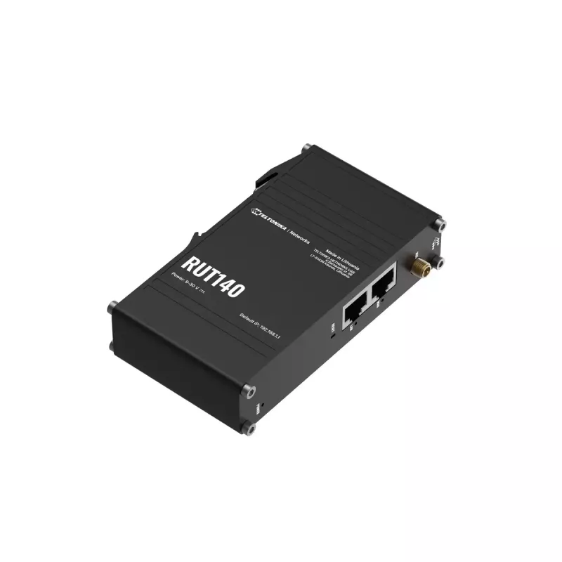 Router przemysłowy Teltonika RUT140 2x RJ45 100Mb/s IP30