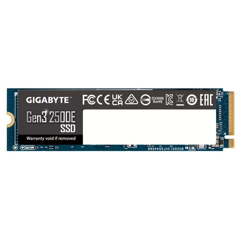Dysk SSD GIGABYTE 500 GB M.2 PCI Express 3.0 NVMe Gen3 2500E