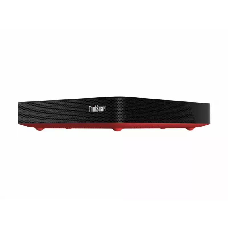 Kontroler konferencyjny Lenovo ThinkSmart 12QL0004MT dla Zoom, kompaktowa czarna jednostka do sterowania spotkaniami