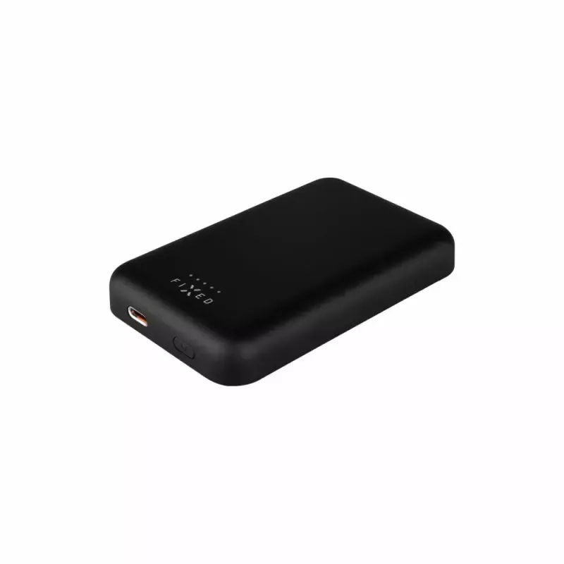 Przenośny power bank FIXED MagZen 6000 mAh — czarny, wyjście USB do smartfonów i tabletów