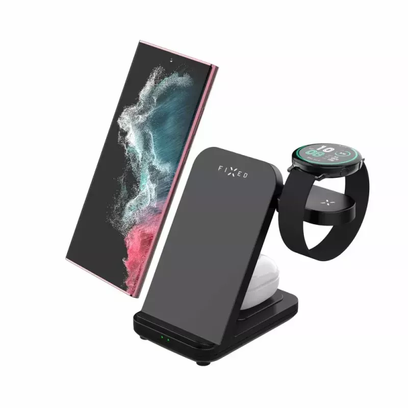 Przenośny powerbank FIXED Powerstation FIXPOS-SA-BK 10000mAh, przenośna ładowarka, pojemność 10000 mAh