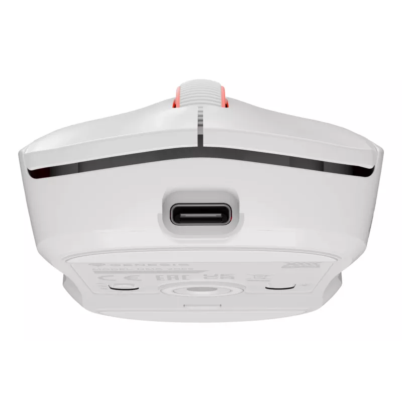 Mysz gamingowa GENESIS Zircon XIII, ambidekstralna, RF Wireless + USB Type-C, optyczna, 26000 DPI