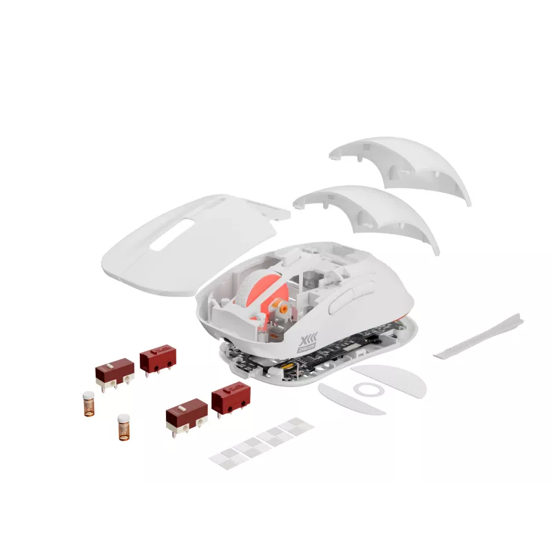 Mysz gamingowa GENESIS Zircon XIII, ambidekstralna, RF Wireless + USB Type-C, optyczna, 26000 DPI