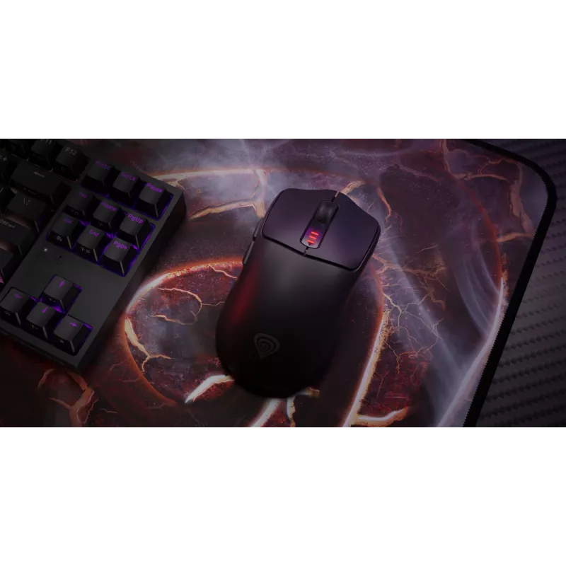 Mysz gamingowa GENESIS Zircon 500, praworęczna, RF Wireless + Bluetooth + USB Type-C, optyczna, 10000 DPI