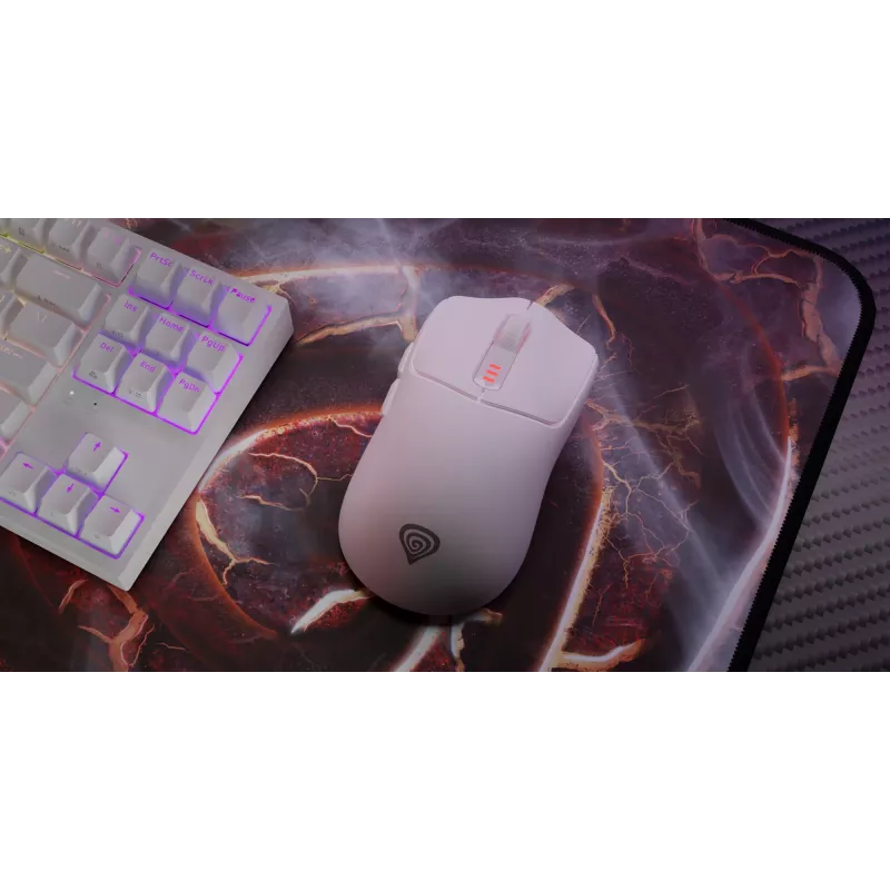 Mysz gamingowa GENESIS Zircon 500 Praworęczna RF Bezprzewodowa + Bluetooth + USB Type-C Optyczna 10000 DPI