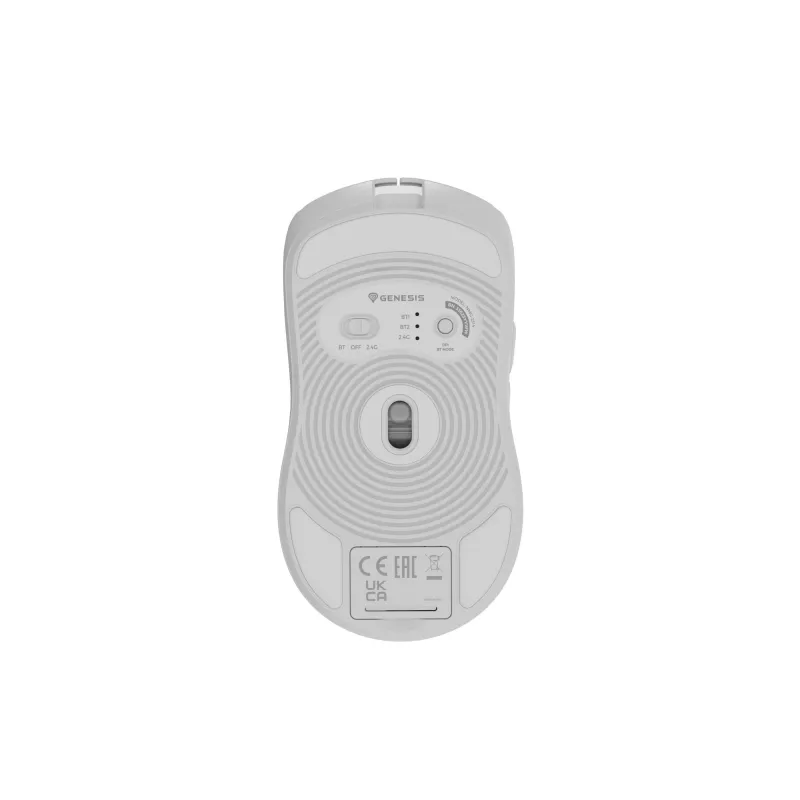 Mysz gamingowa GENESIS Zircon 500 Praworęczna RF Bezprzewodowa + Bluetooth + USB Type-C Optyczna 10000 DPI