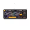 Klawiatura gamingowa GENESIS Thor 230 TKL USB + RF Wireless + Bluetooth QWERTY Czarny, Szary, Pomarańczowy