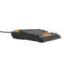 Klawiatura gamingowa GENESIS Thor 230 TKL USB + RF Wireless + Bluetooth QWERTY Czarny, Szary, Pomarańczowy