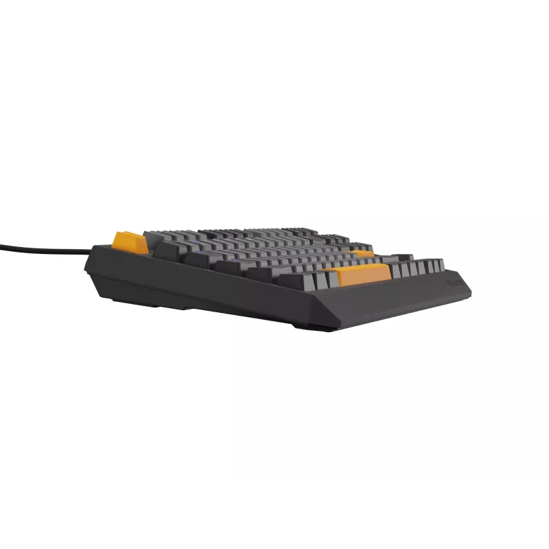 Klawiatura gamingowa GENESIS Thor 230 TKL USB + RF Wireless + Bluetooth QWERTY Czarny, Szary, Pomarańczowy