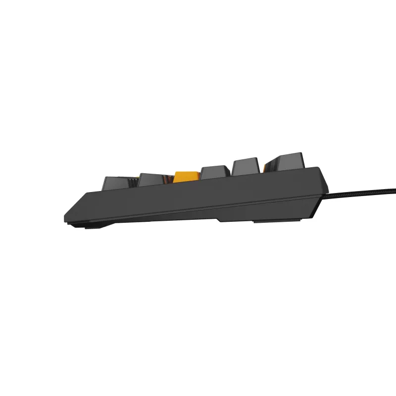 Klawiatura gamingowa GENESIS Thor 230 TKL USB + RF Wireless + Bluetooth QWERTY Czarny, Szary, Pomarańczowy