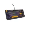 Klawiatura gamingowa GENESIS Thor 230 TKL USB + RF Wireless + Bluetooth QWERTY Czarny, Szary, Pomarańczowy