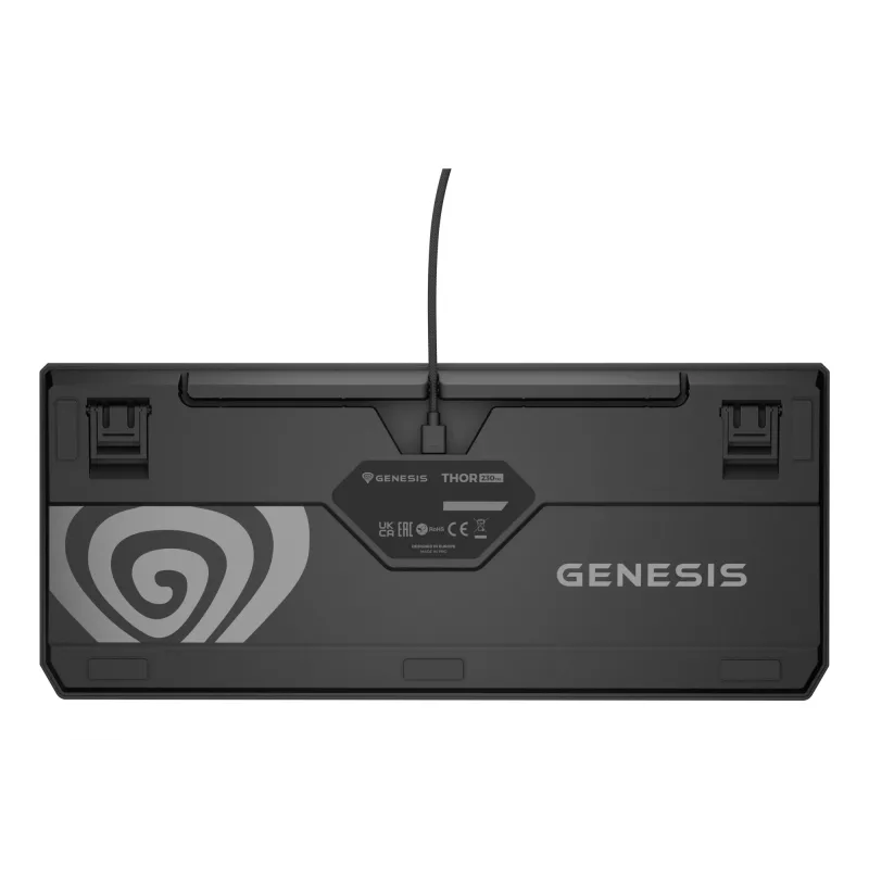 GENESIS Thor 230 TKL Lite klawiatura Gaming USB QWERTY Angielski Czarny