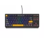 Klawiatura gamingowa GENESIS THOR 230 TKL USB + RF Wireless + Bluetooth QWERTY Czarny, Niebieski, Szary, Pomarańczowy