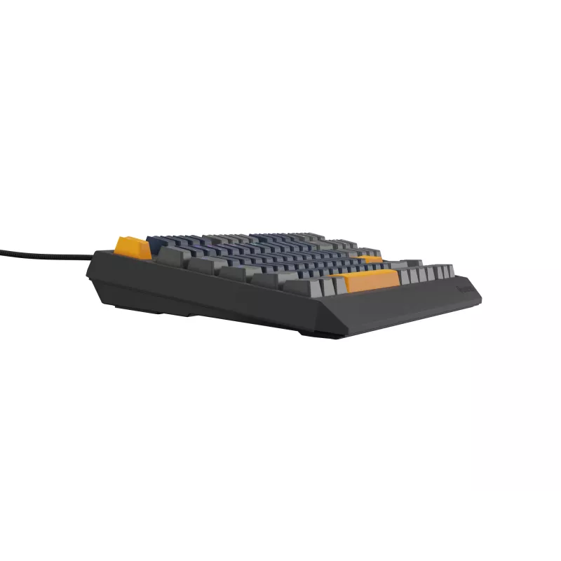 Klawiatura gamingowa GENESIS THOR 230 TKL USB + RF Wireless + Bluetooth QWERTY Czarny, Niebieski, Szary, Pomarańczowy