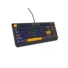 Klawiatura gamingowa GENESIS THOR 230 TKL USB + RF Wireless + Bluetooth QWERTY Czarny, Niebieski, Szary, Pomarańczowy