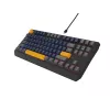 Klawiatura gamingowa GENESIS THOR 230 TKL USB + RF Wireless + Bluetooth QWERTY Czarny, Niebieski, Szary, Pomarańczowy