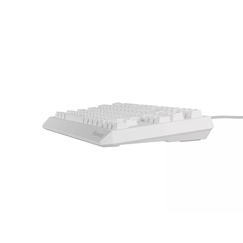 Klawiatura gamingowa GENESIS Thor 230 TKL USB + RF Wireless + Bluetooth QWERTY Biała