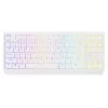 Bezprzewodowa klawiatura gamingowa GENESIS Thor 230 TKL — USB, RF Wireless, Bluetooth, QWERTY, Biała