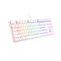 Klawiatura gamingowa GENESIS Thor 303 TKL USB QWERTY US International Biała