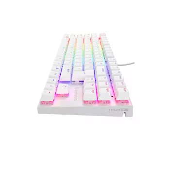 Klawiatura gamingowa GENESIS Thor 303 TKL USB QWERTY US International Biała