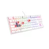 Klawiatura gamingowa GENESIS Thor 303 TKL USB QWERTY US International Biała