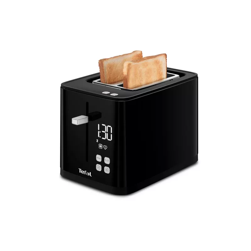 Toster Tefal TT6408 — 2 kromki, 850 W, czarny