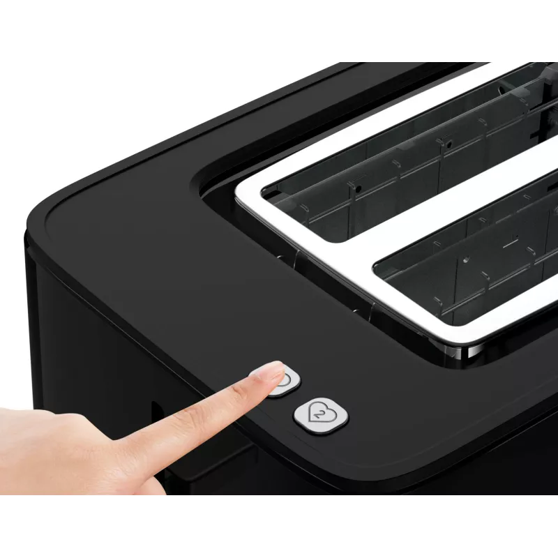 Toster Tefal TT6408 — 2 kromki, 850 W, czarny