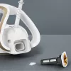 Żelazko suche i parowe Tefal Puregliss FV8042 ze stopą Durilium AirGlide Autoclean, 3000 W, brązowo-białe