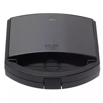 Opiekacz do kanapek Adler AD 3069 — kompaktowy opiekacz nablatowy, 750 W, 2 kanapki, czarny